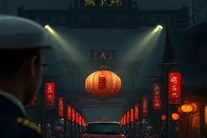 《过站标本》封面，冷白灯光下的标本陈列柜